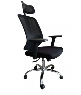 Silla Up Negra con cabecero
