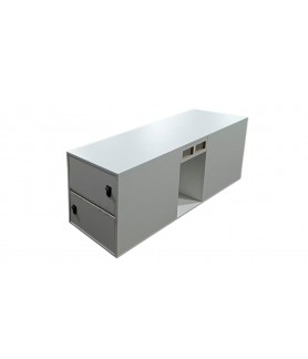 Mueble lateral con cajoneras